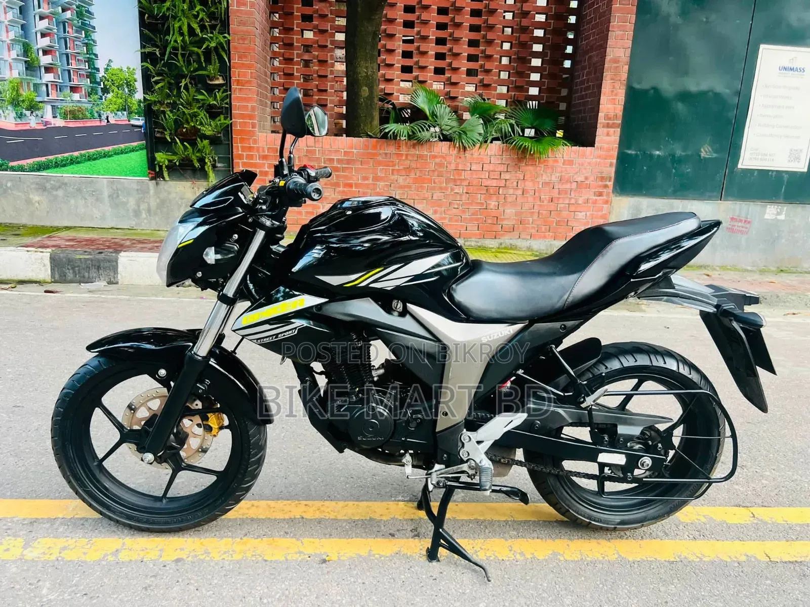 Suzuki Gixxer Monotone 2023 Black