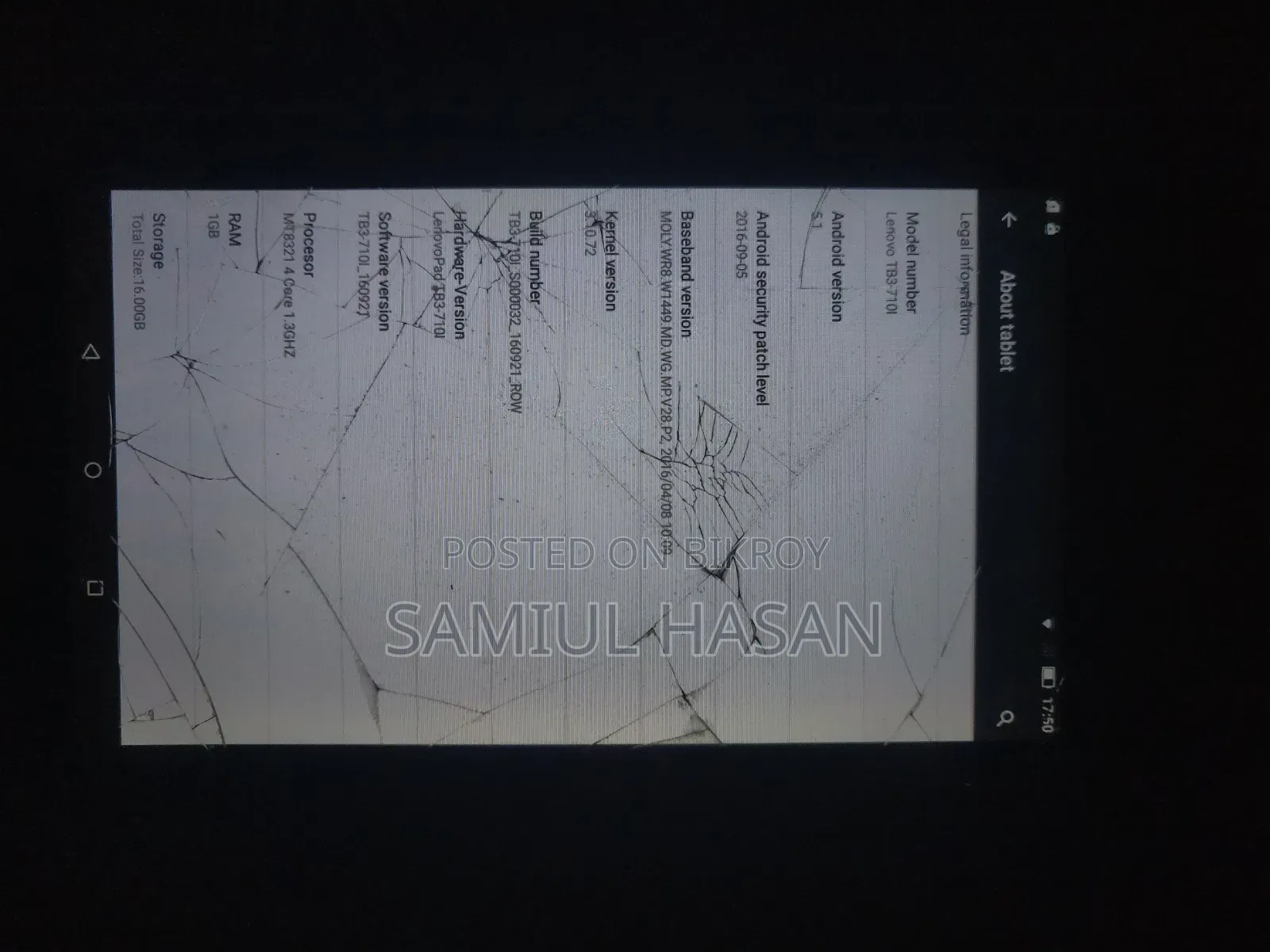Lenovo Tab 16 GB Black