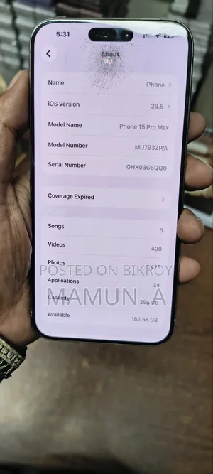 Apple iPhone 15 Pro Max 256 GB Gray