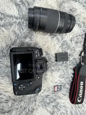 Canon 760D with Camera Lens and Other Accessories
