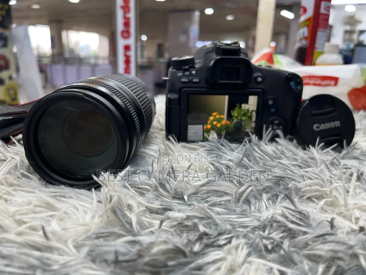 Canon 760D with Camera Lens and Other Accessories