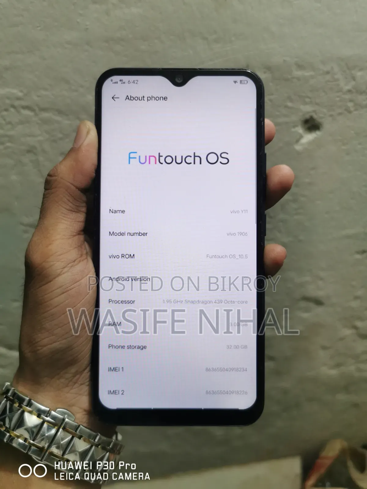 Vivo Y11 32 GB Blue