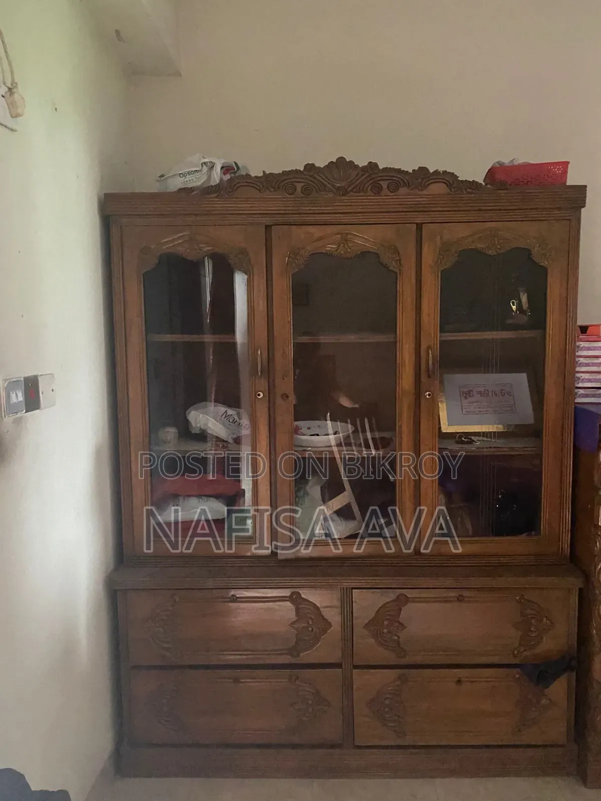 Teak Wood Showcase