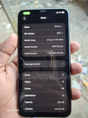 Apple iPhone 11 Pro Max 256 GB Gold