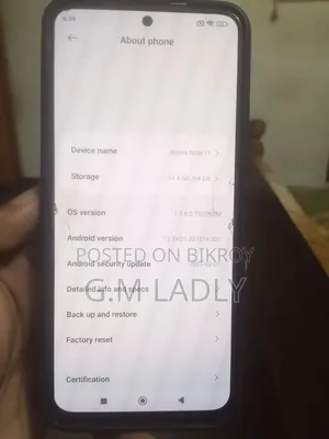 Xiaomi Redmi Note 11 64 GB Black