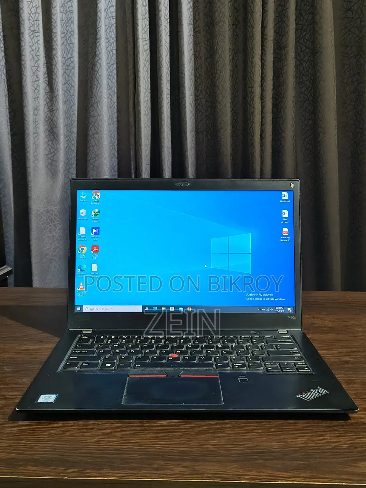 Laptop Lenovo ThinkPad T480s 8GB Intel Core I5 SSD 512GB