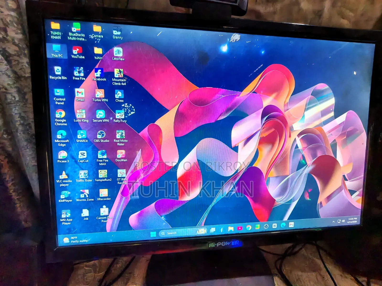 Desktop Computer 8GB Intel Core I5 SSD 500GB