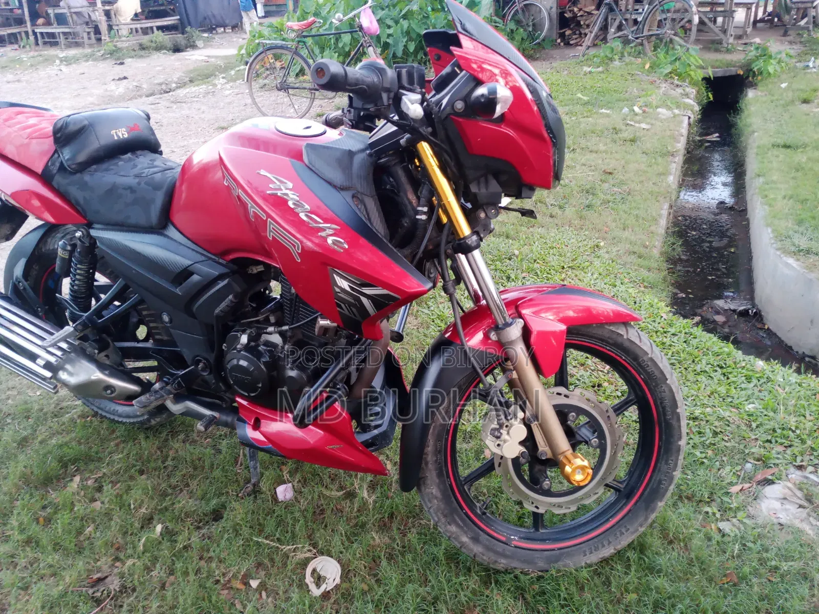 TVS Apache RTR 160 2V 2020 Red