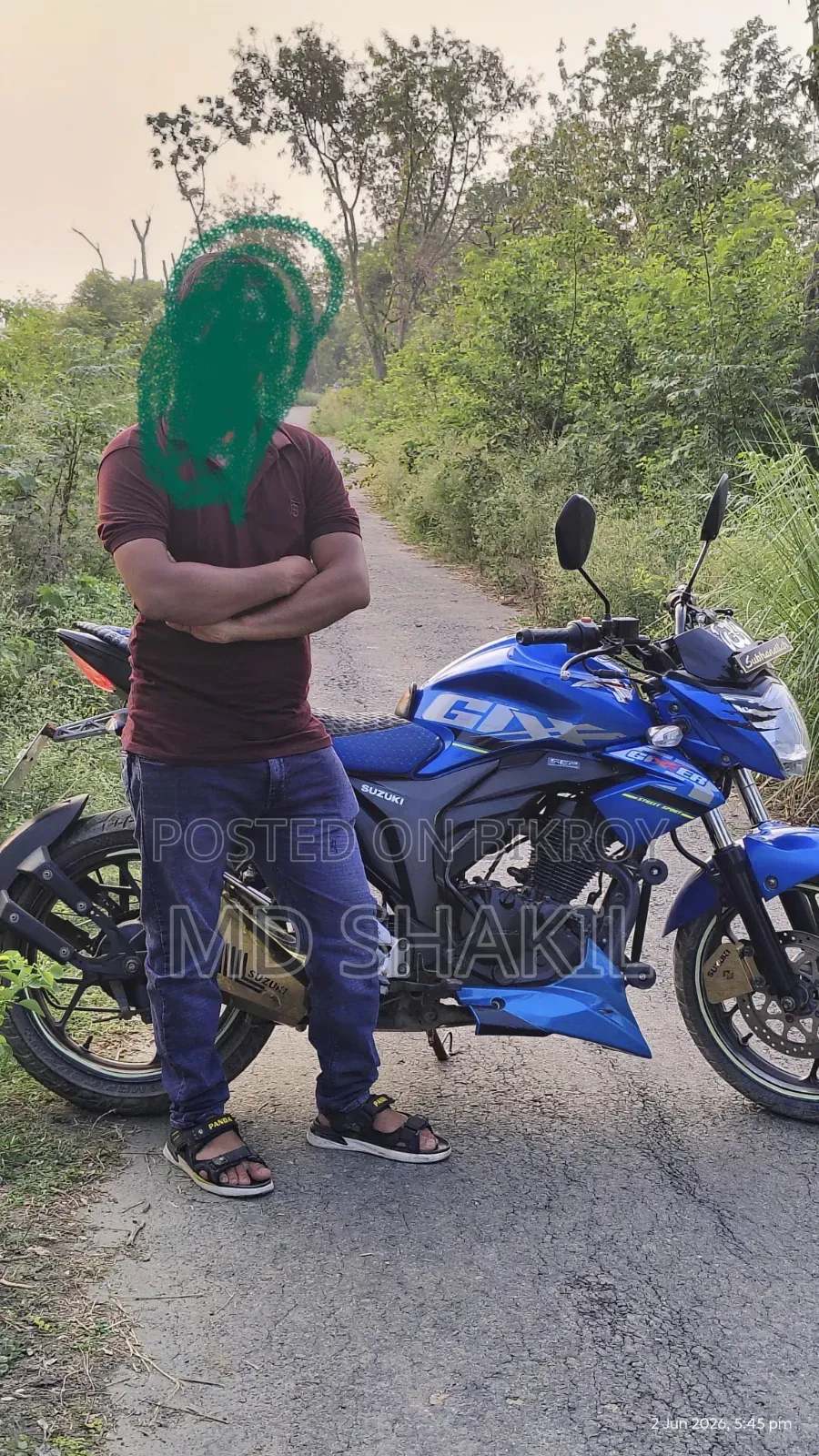 Suzuki Gixxer Monotone 2019 Blue