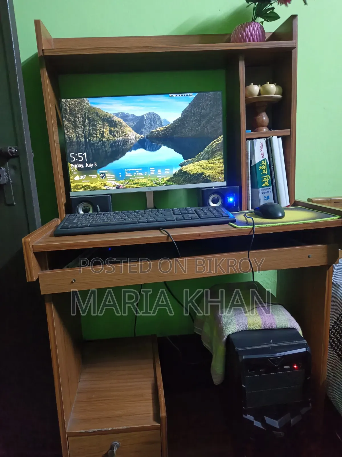 Desktop Computer HP 4GB Intel Core I5 SSD 256GB