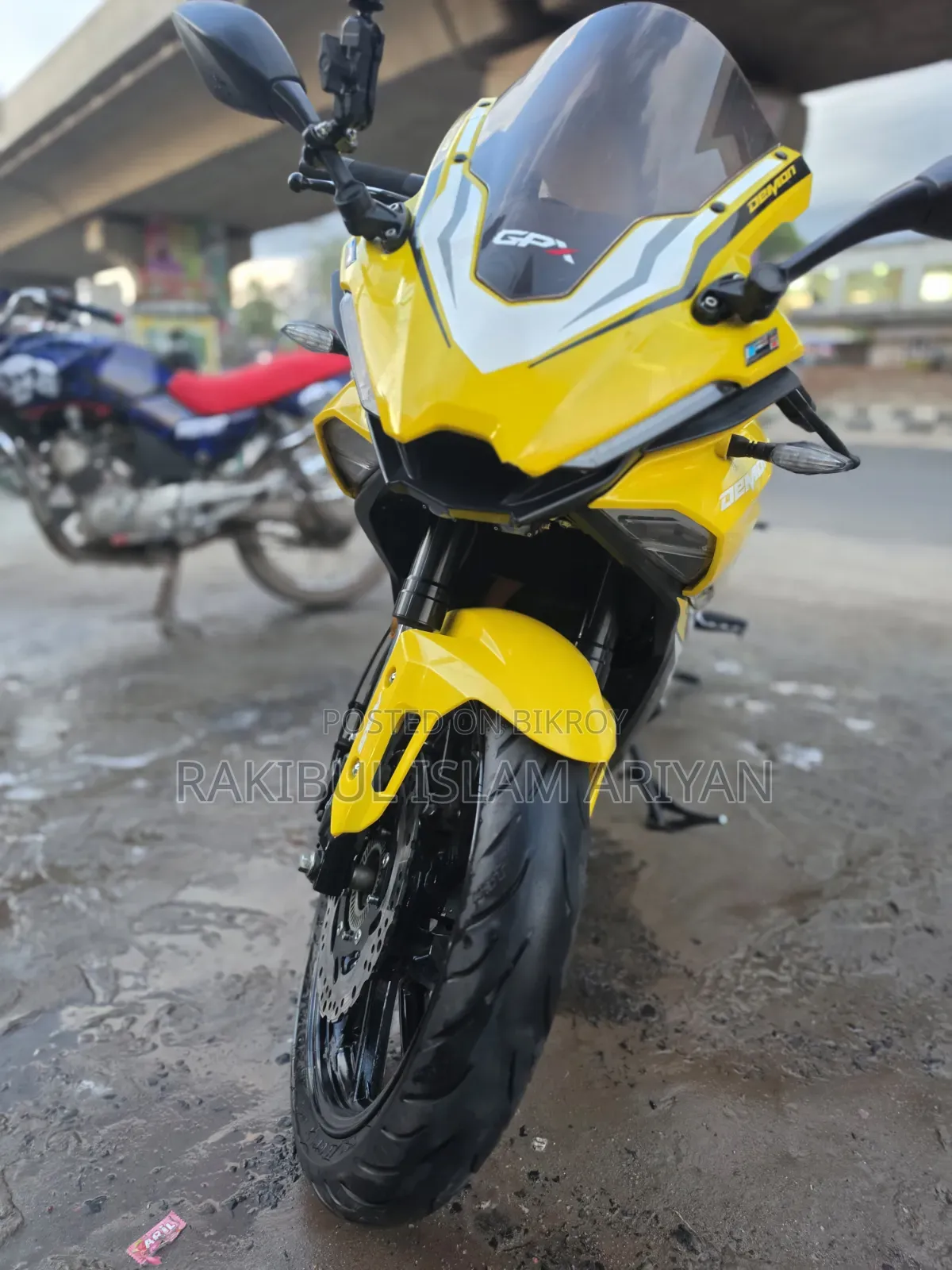 GPX Demon GR200R 2025 Yellow