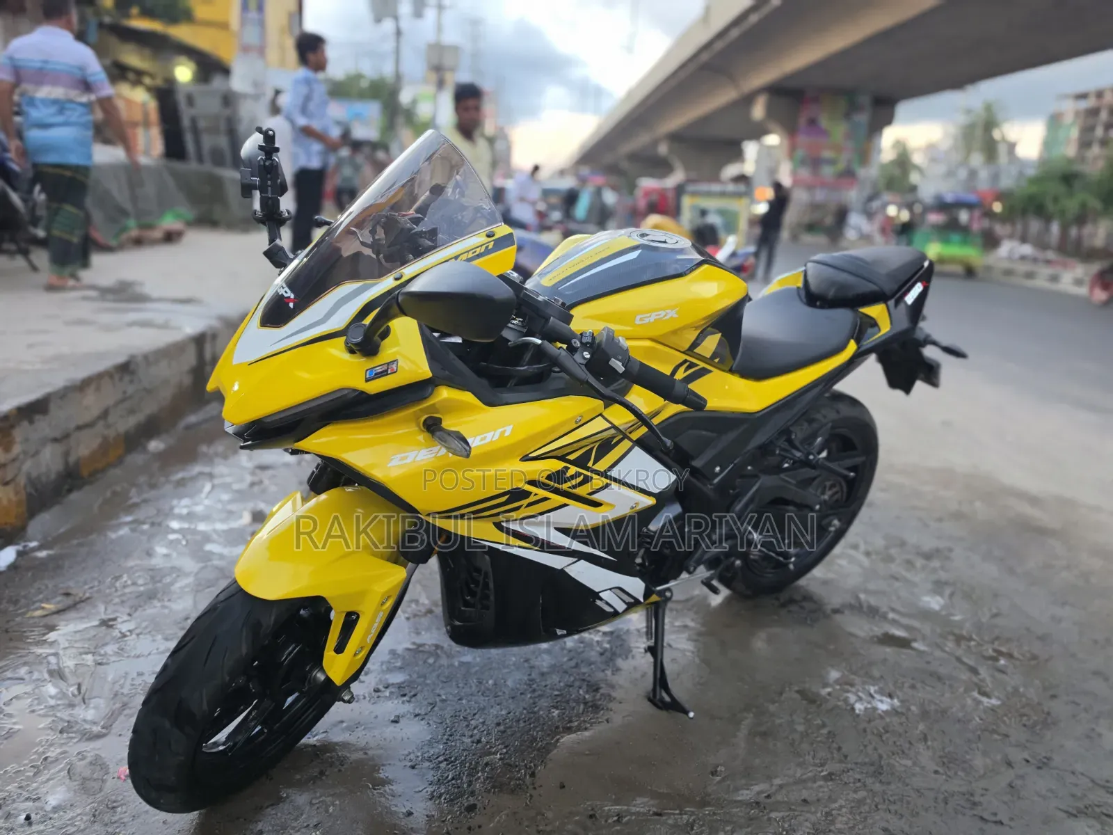 GPX Demon GR200R 2025 Yellow