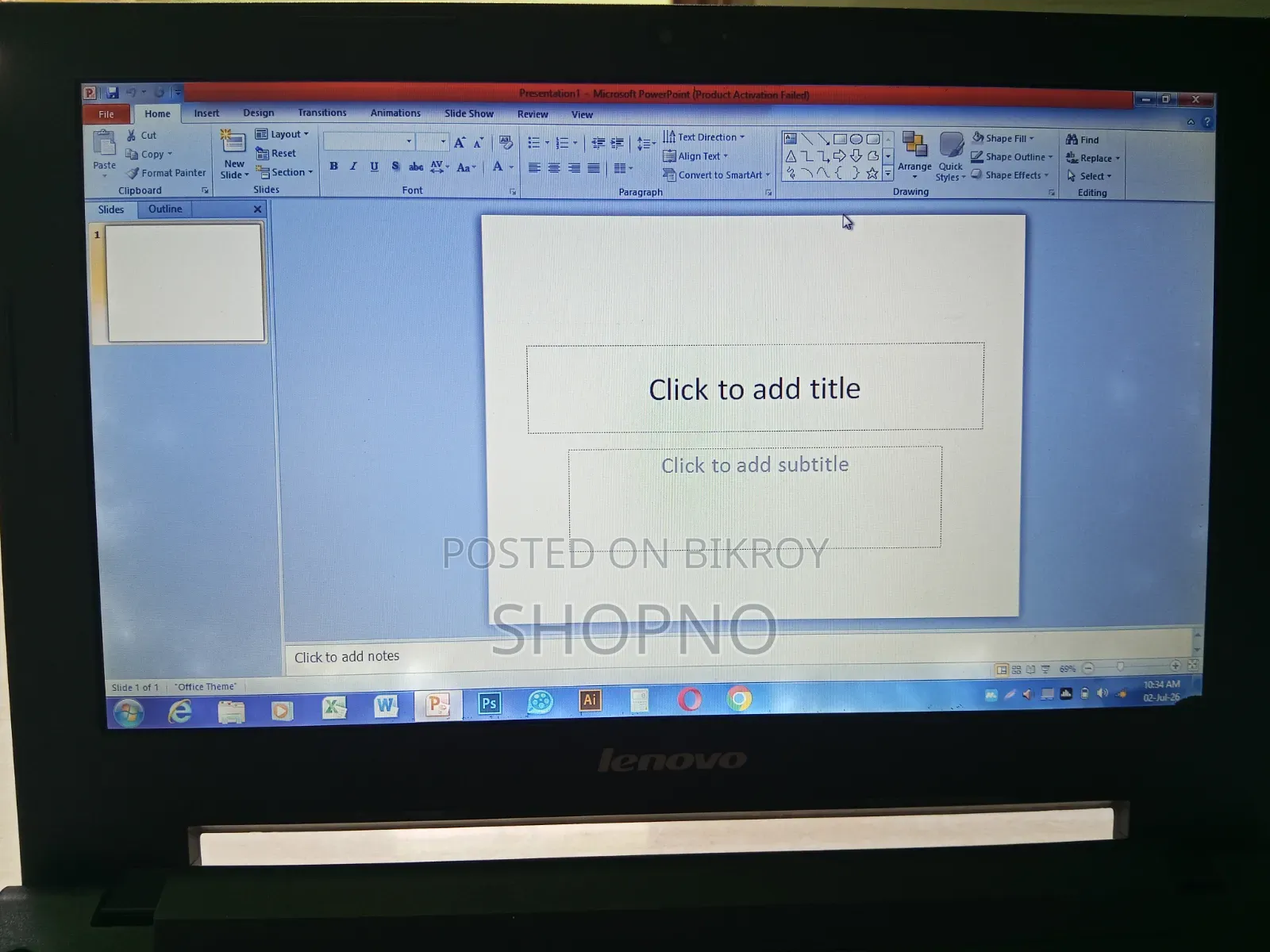 Laptop Lenovo 2GB Intel Core i5 HDD+SSD 128GB