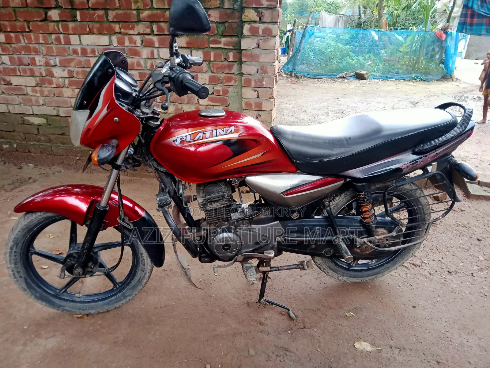 Bajaj Platina 100 2012 Red