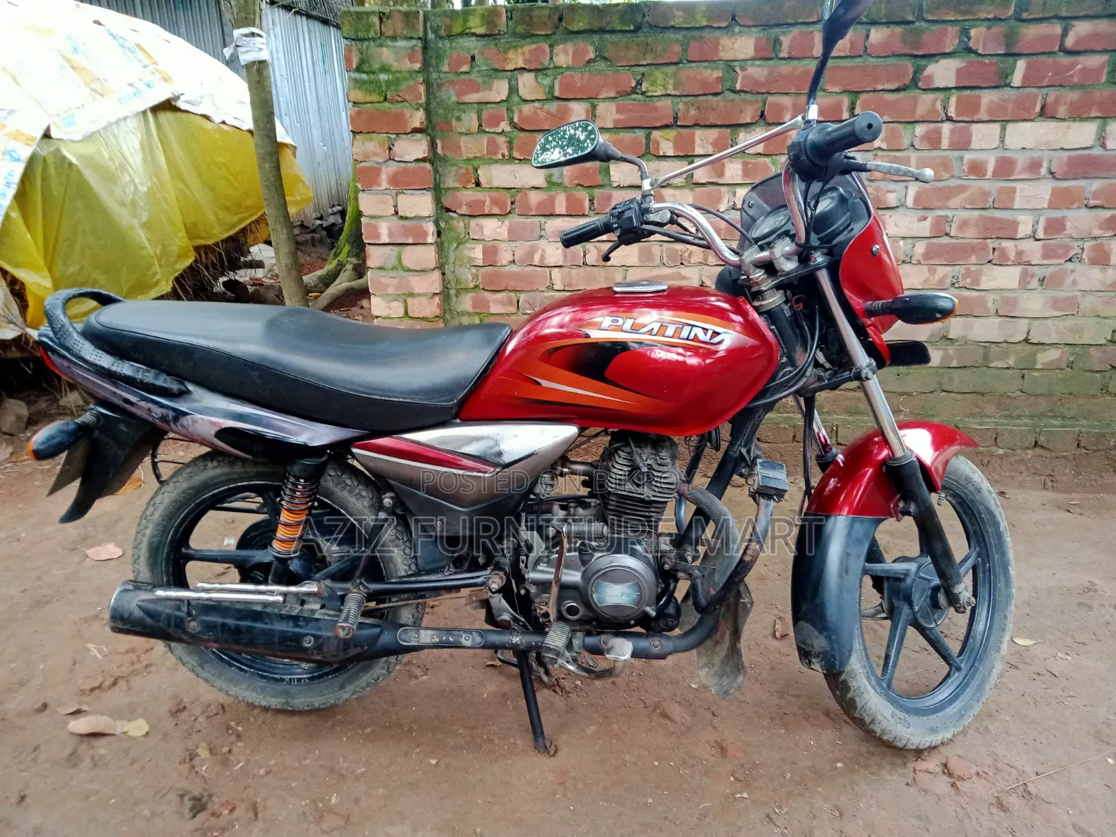 Bajaj Platina 100 2012 Red