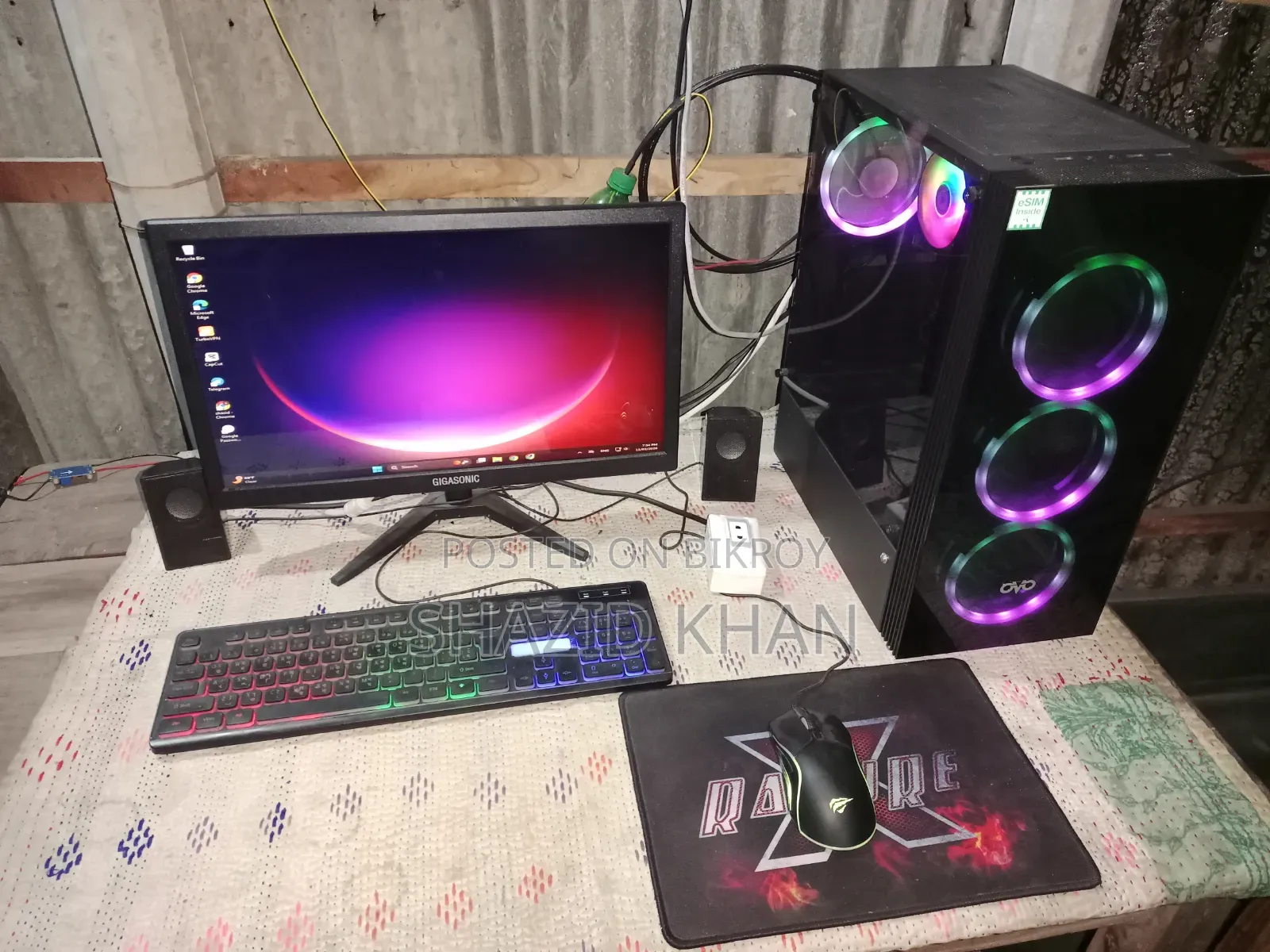 Gigabyte GA-H110MSTX-HD3-ZK 16GB Intel Core I7 SSD 256GB