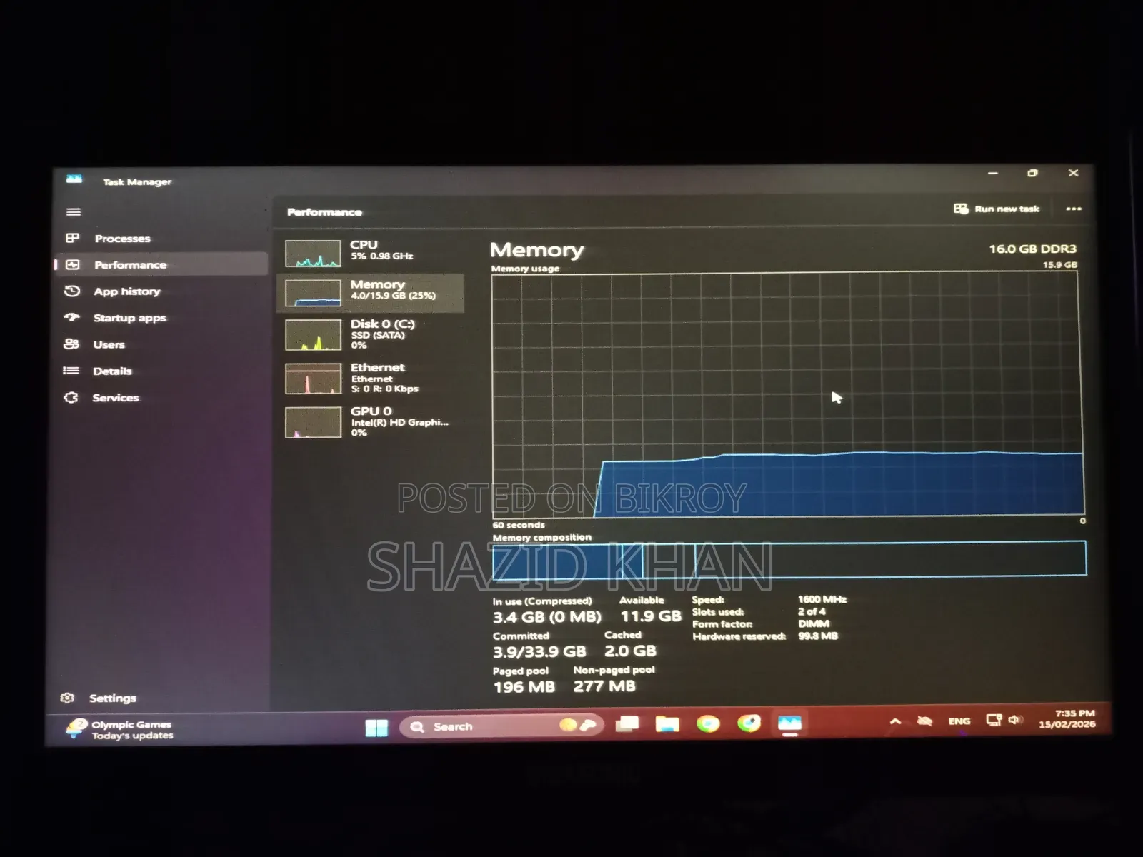 Gigabyte GA-H110MSTX-HD3-ZK 16GB Intel Core I7 SSD 256GB