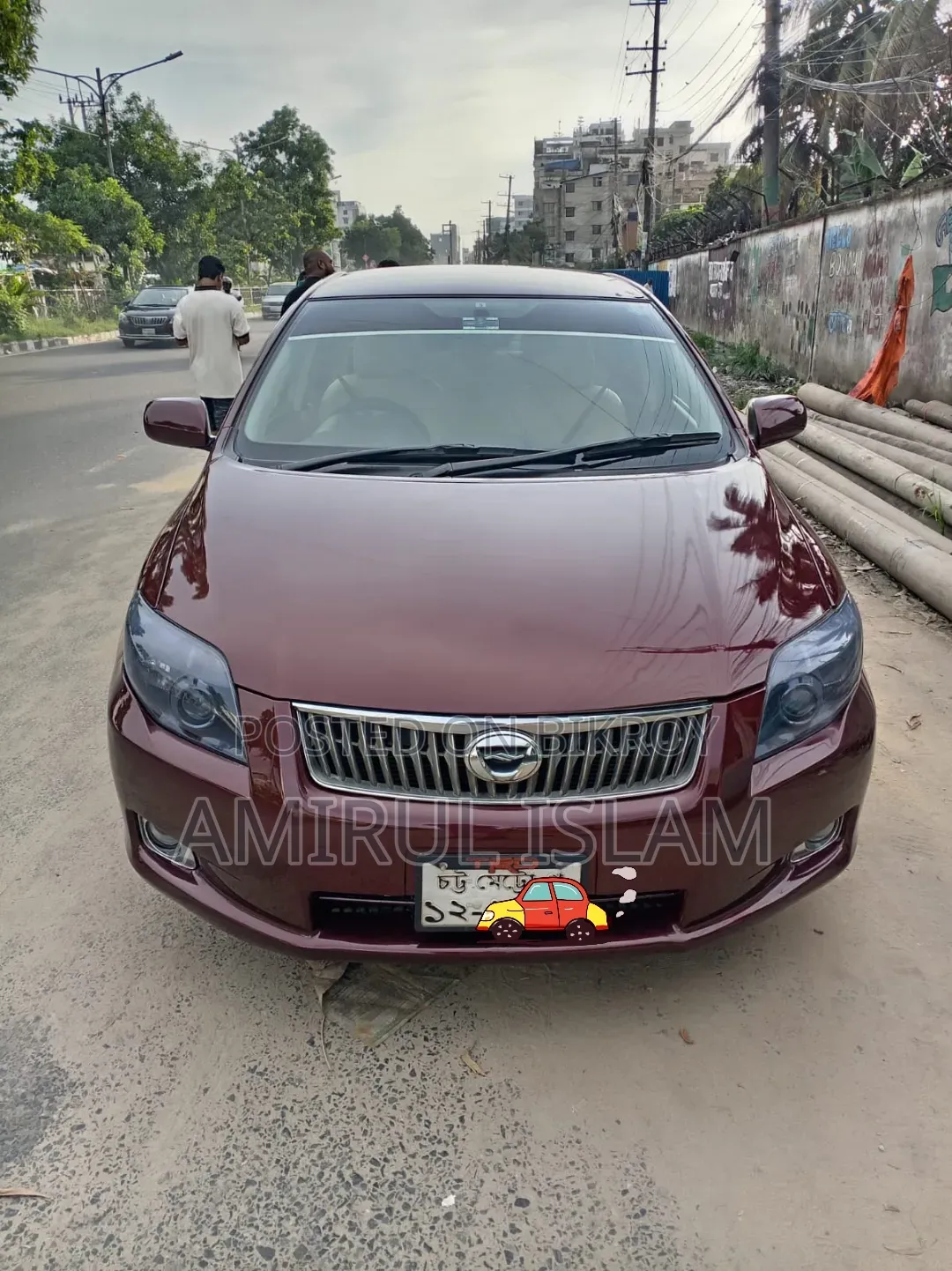 টয়োটা এক্সিও ২০০৭ বারগান্ডি