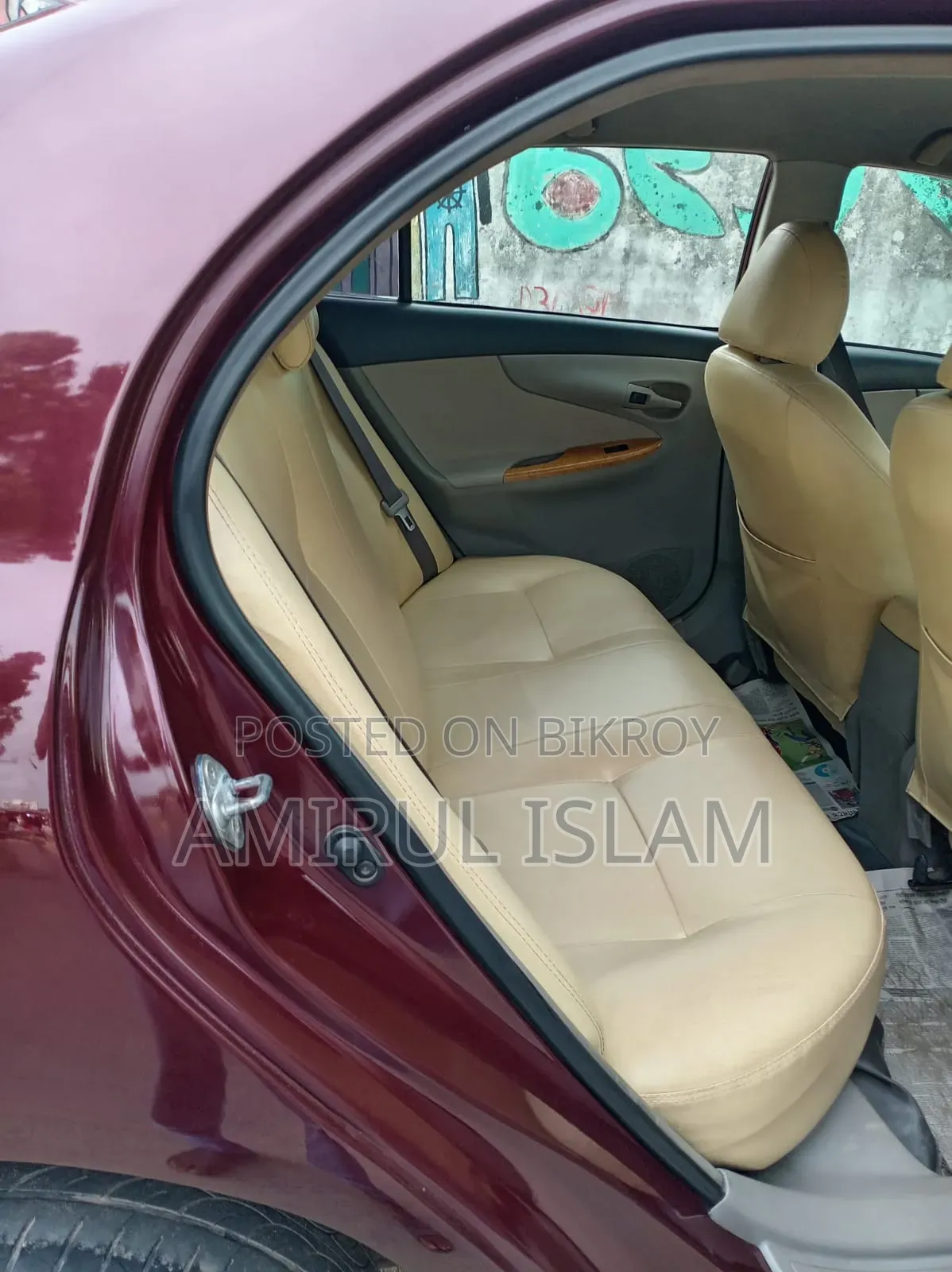 টয়োটা এক্সিও ২০০৭ বারগান্ডি