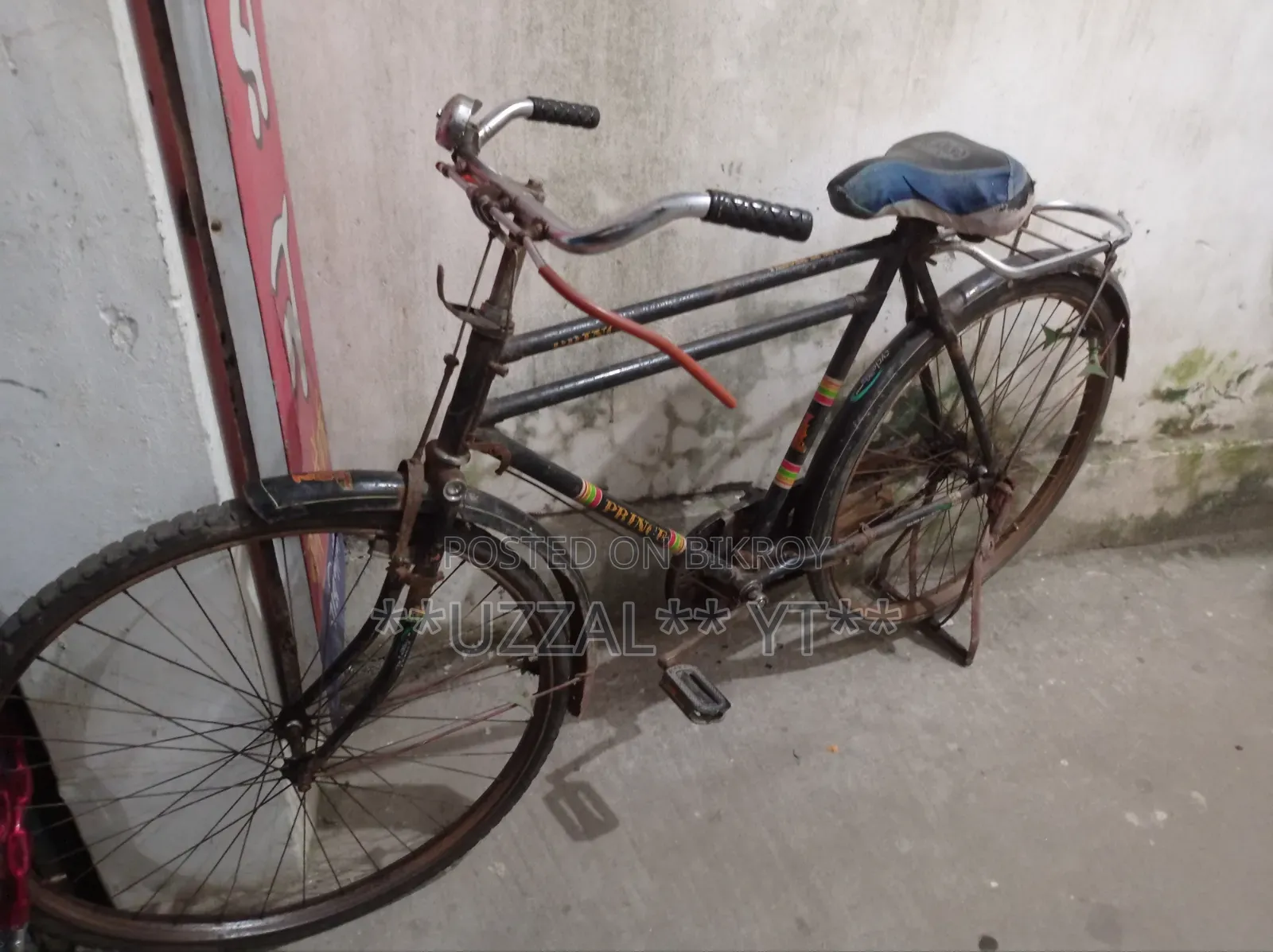 Running bicycle, absolutely fresh