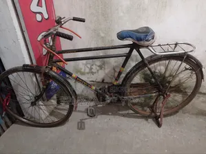 Running bicycle, absolutely fresh