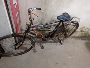 Running bicycle, absolutely fresh
