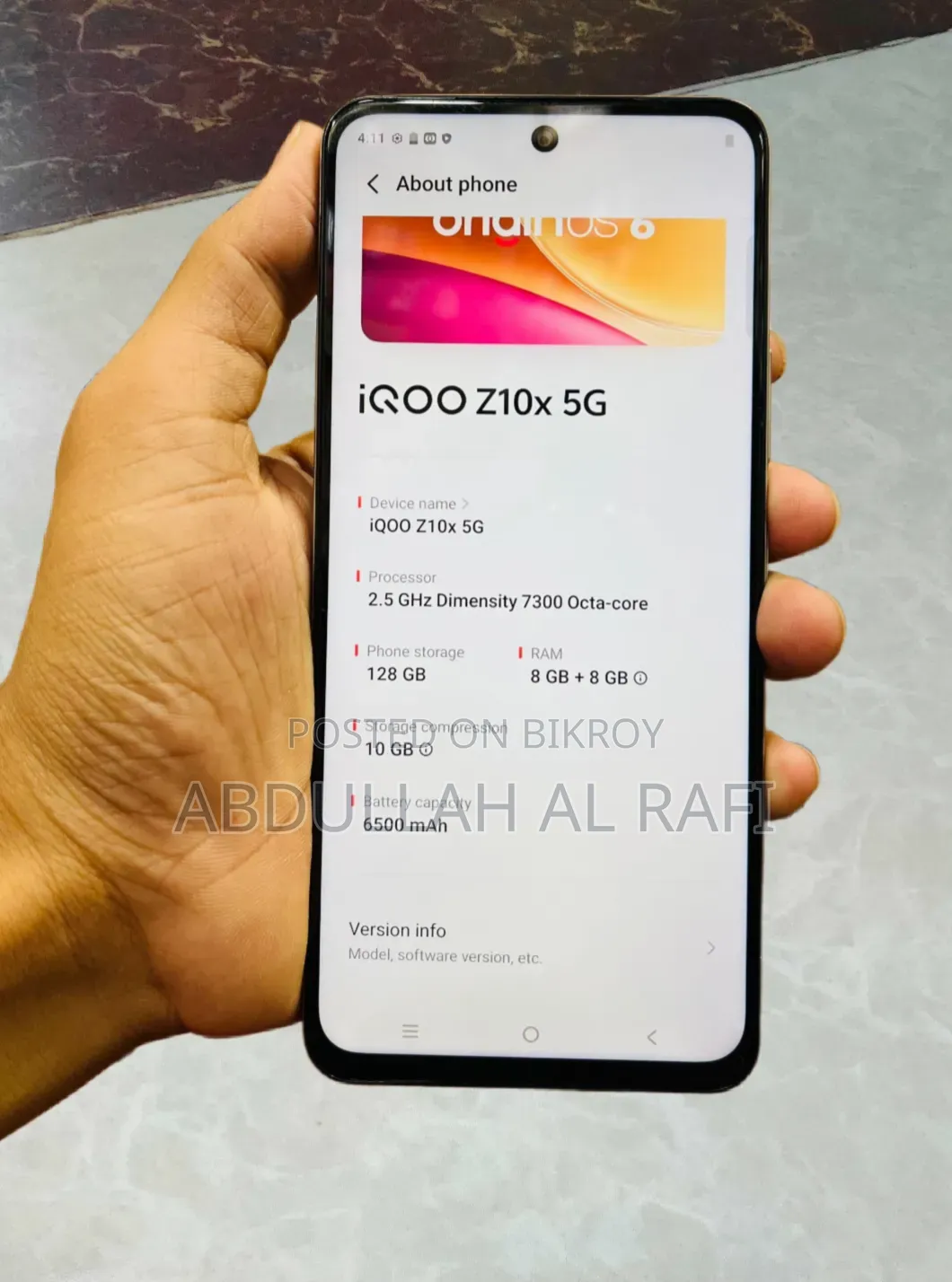 iQOO Z10x 128 GB