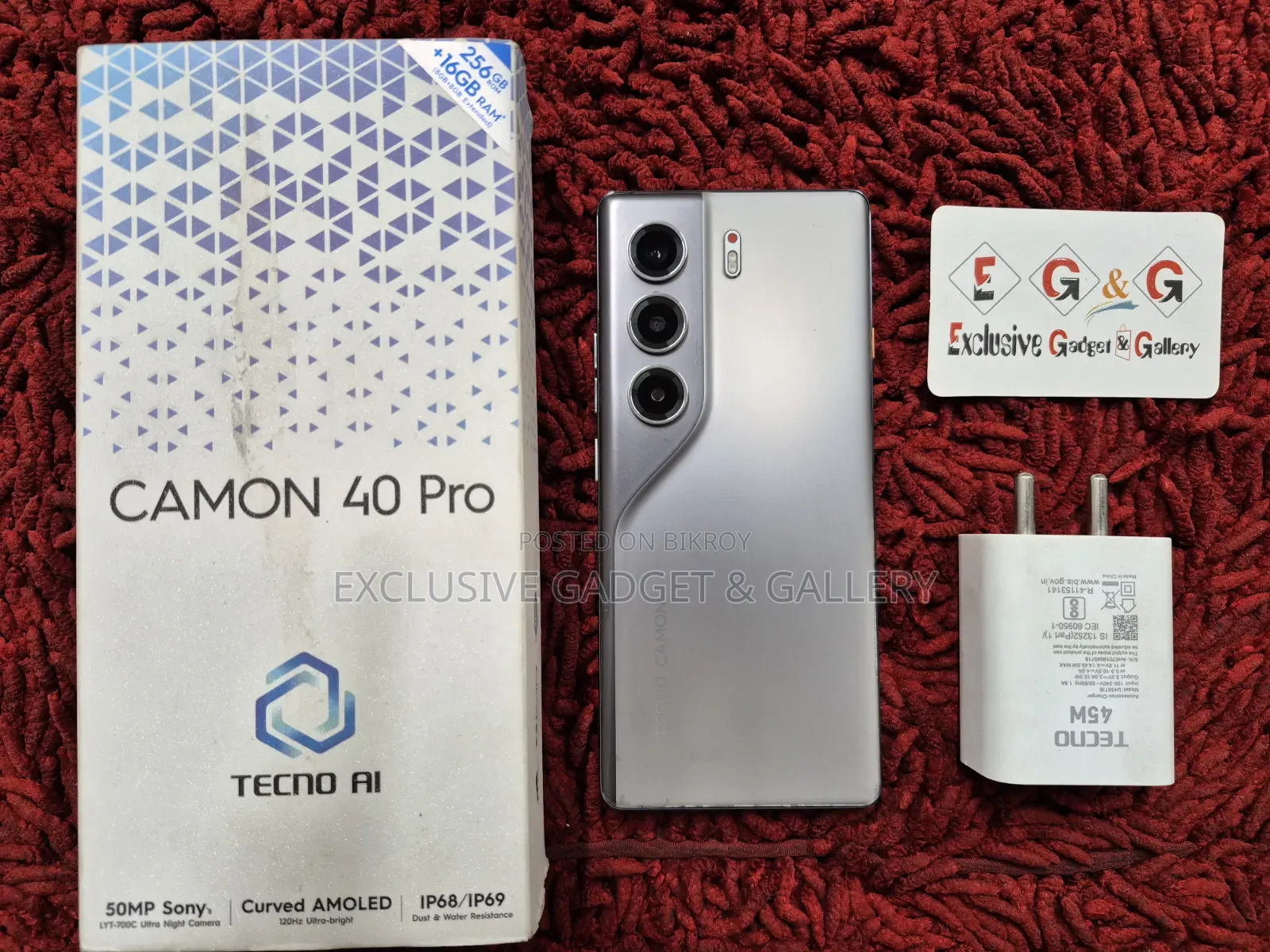 Tecno Camon 40 Pro 4G 256 GB Gray