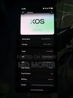 Infinix Note 50 Pro 4G 256 GB Black