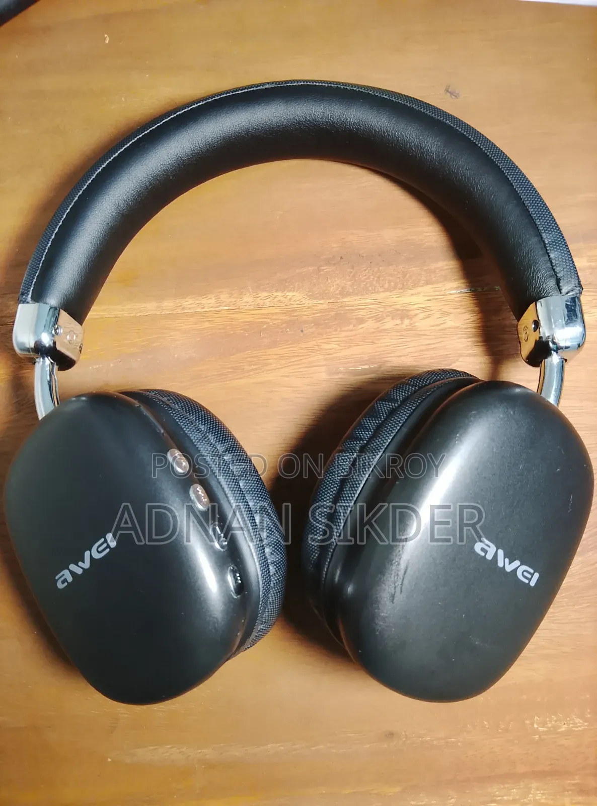 Awei At7 Bluetooth Over-Ear Headphone – Excellent Condition