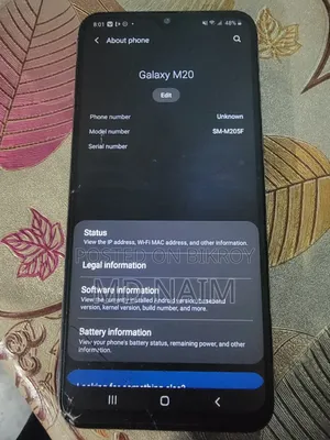 Samsung Galaxy M20 32 GB Blue