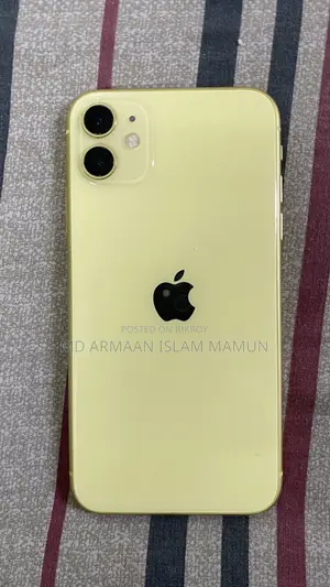 নতুন অ্যাপল আইফোন ১১ ১২৮ জিবি হলুদ