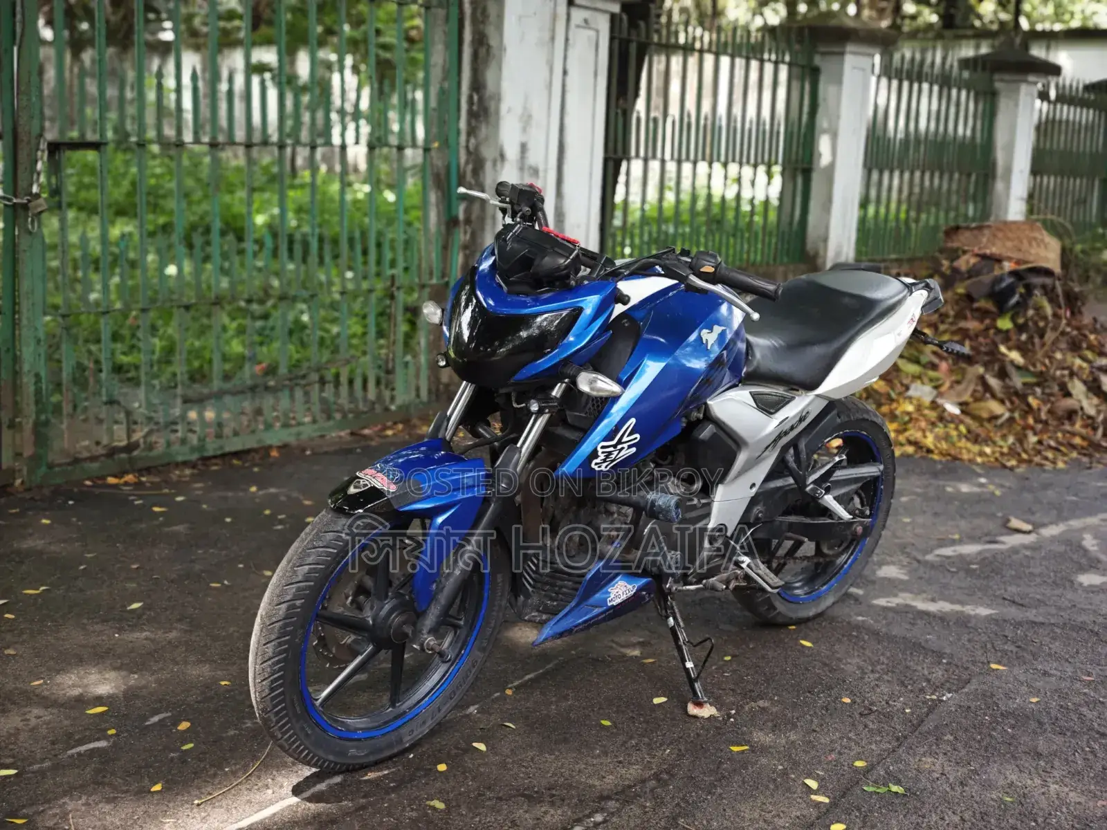 TVS Apache 160 4V 2018 Blue