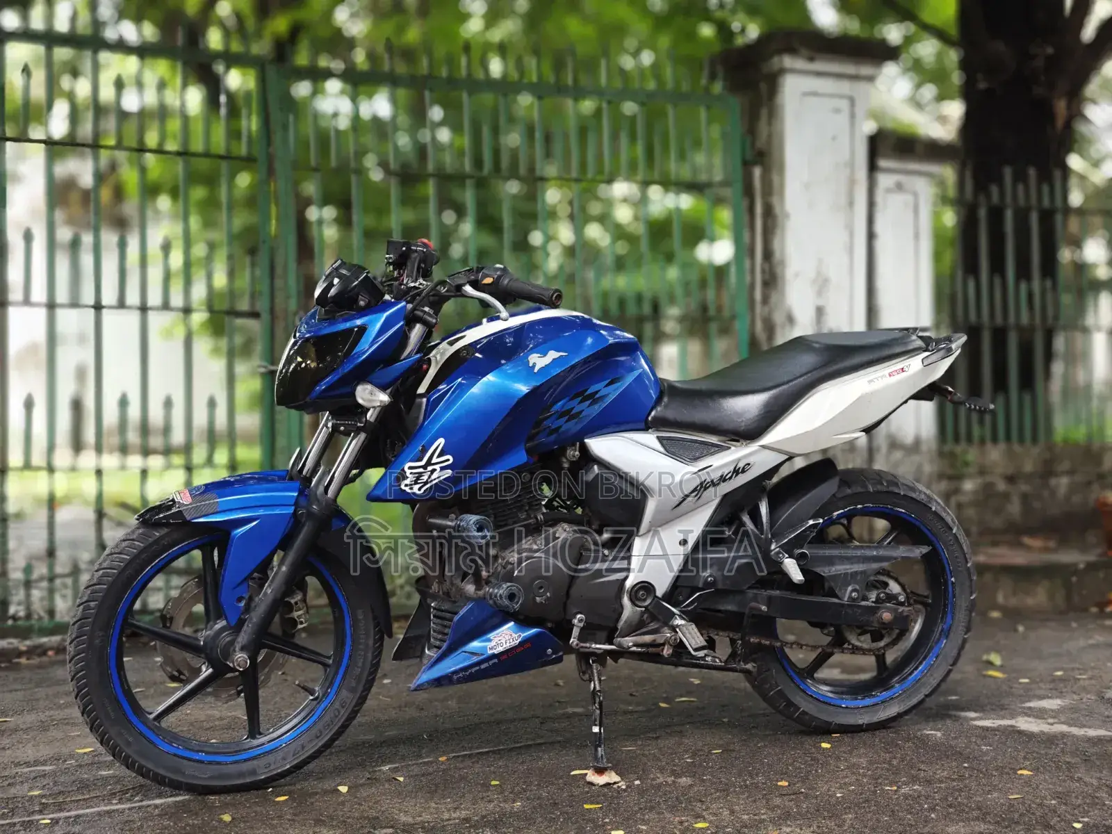 TVS Apache 160 4V 2018 Blue