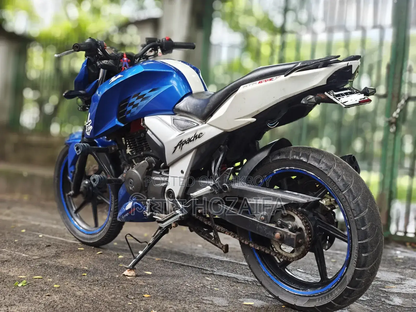 TVS Apache 160 4V 2018 Blue