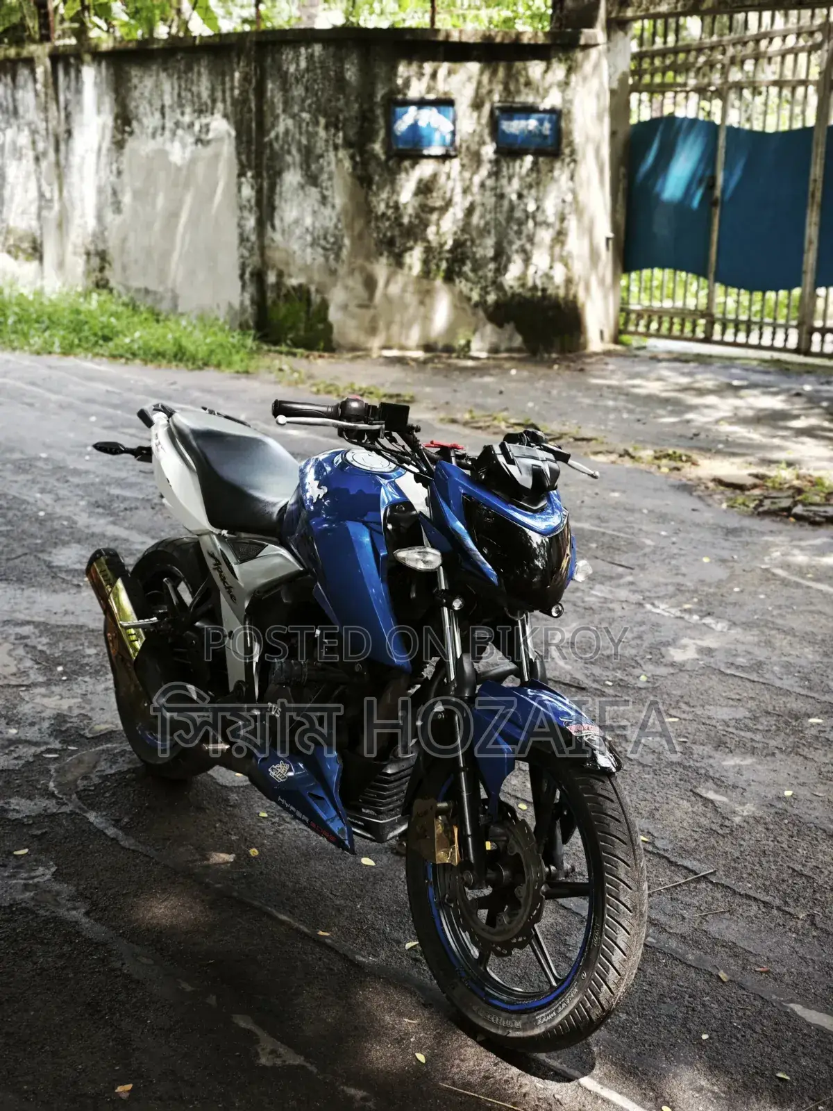 TVS Apache 160 4V 2018 Blue