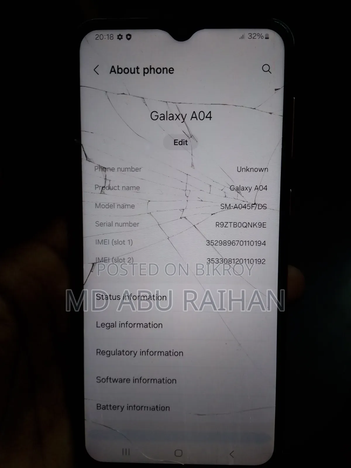Samsung Galaxy A04 64 GB Orange