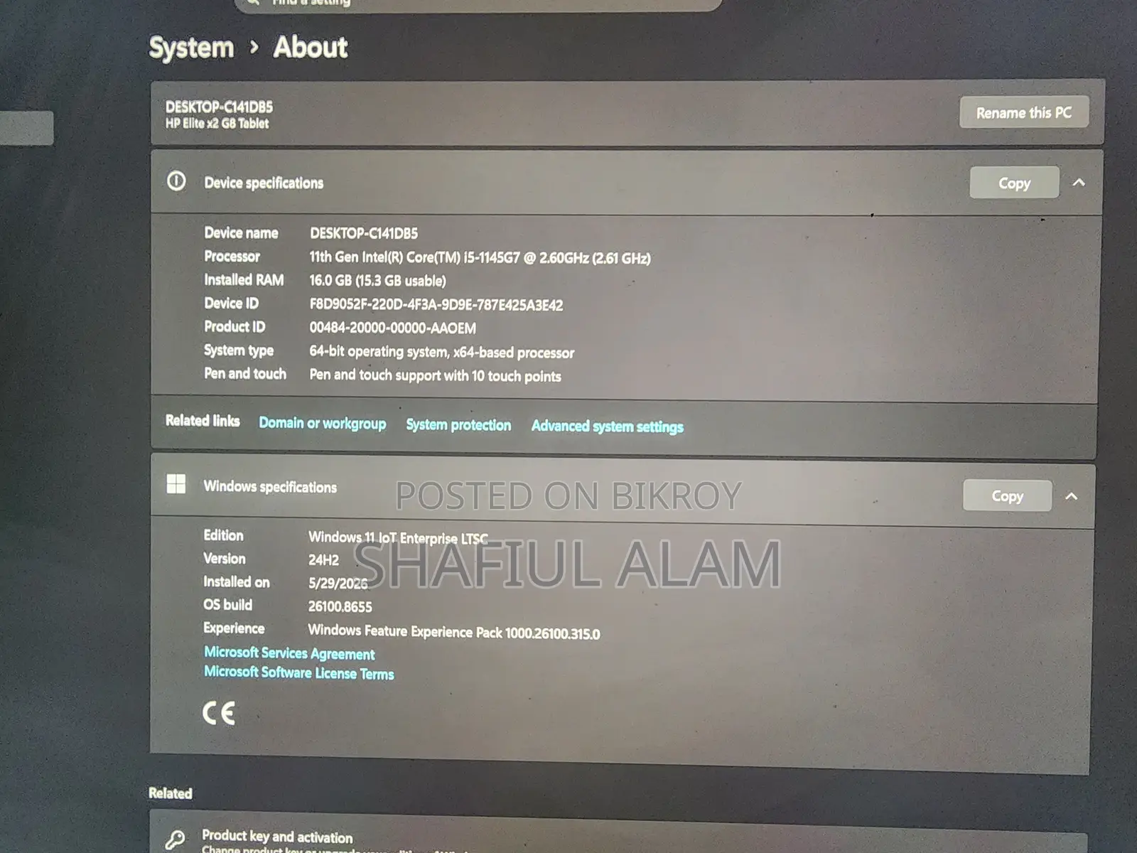 Laptop HP Elite X2 G8 16GB Intel Core I5 SSD 256GB