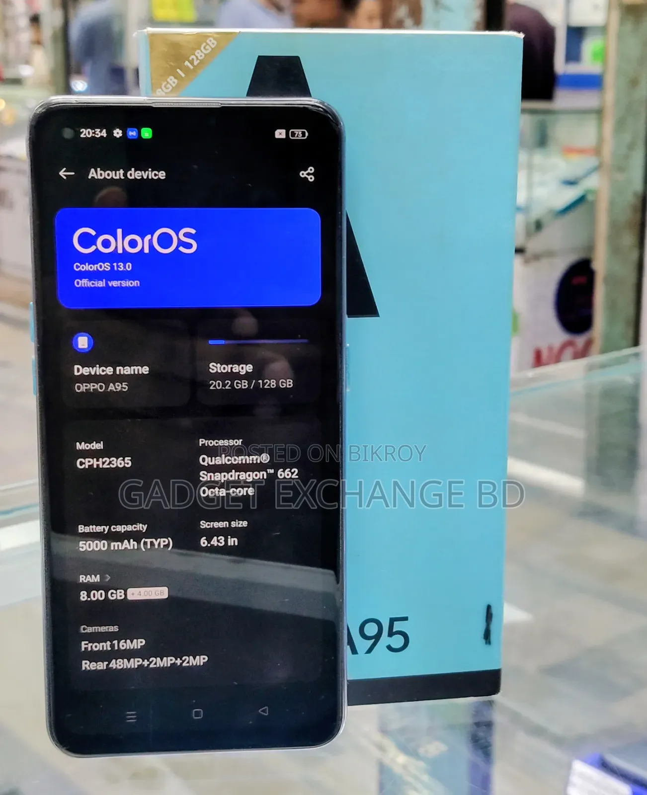 Oppo A95 128 GB White