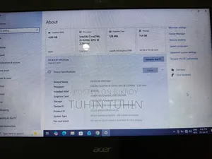 ল্যাপটপ Acer Aspire E ৪GB Intel Core I5 SSD ১২৮GB