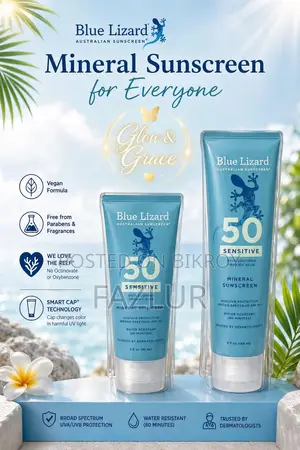 Blue Lizard Sensitive Mineral Sunscreen SPF 50