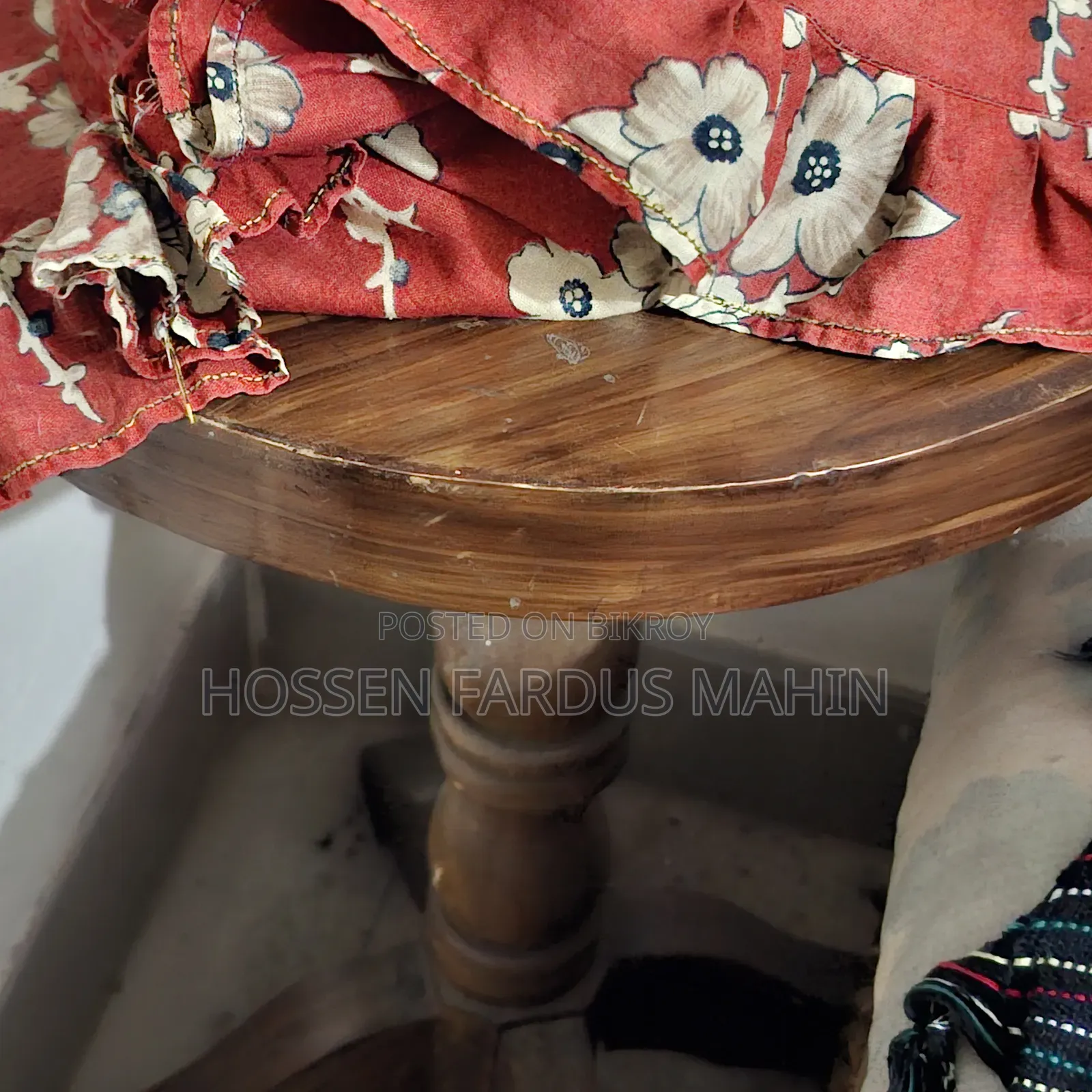 Small wooden side table