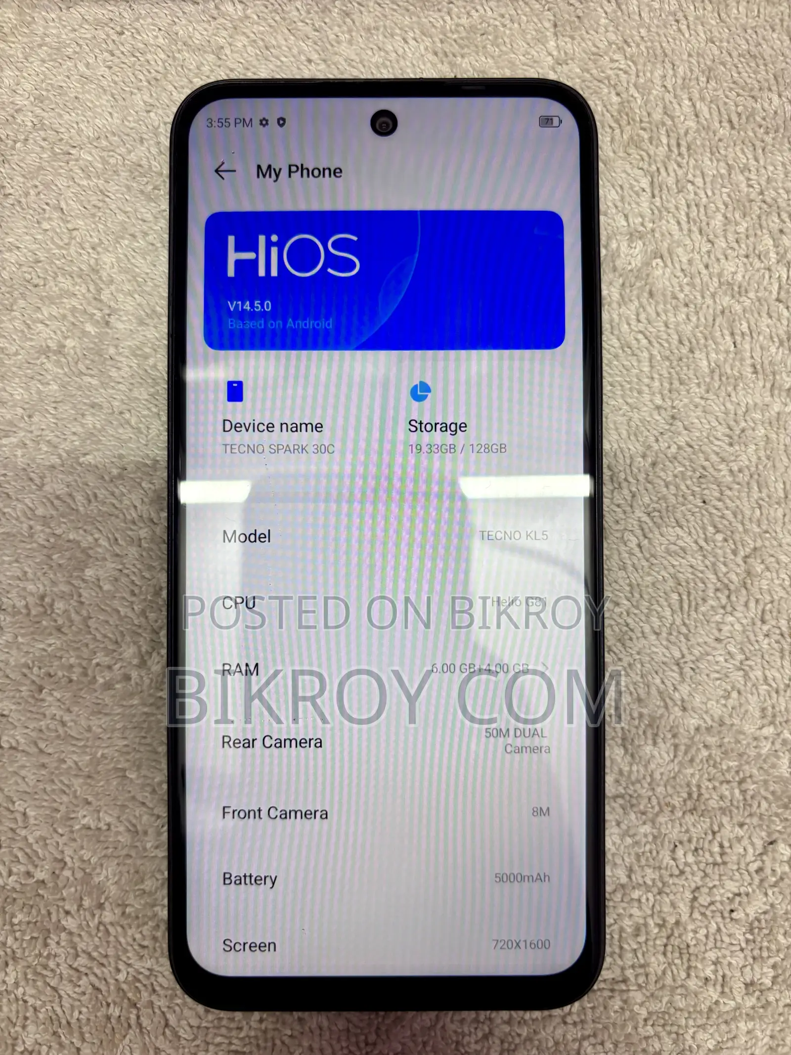 Tecno Spark 30C 128 GB Black