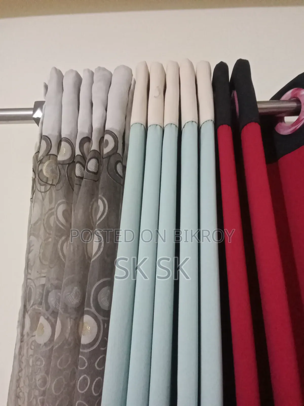 Excellent curtains for sale, 8 pieces for room/window