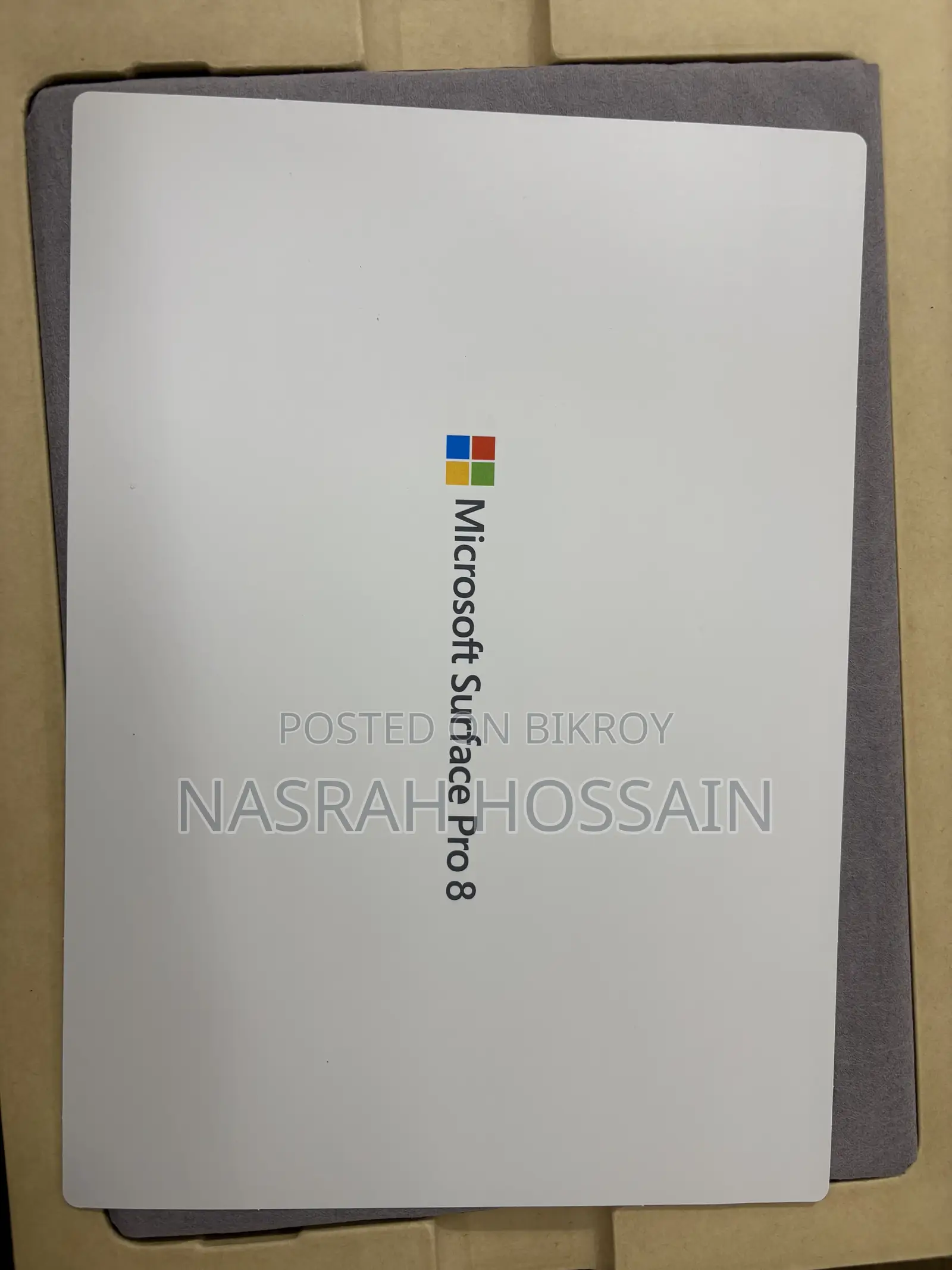 New Laptop Microsoft Surface Pro 8 16GB Intel Core I5 eMMC 256GB