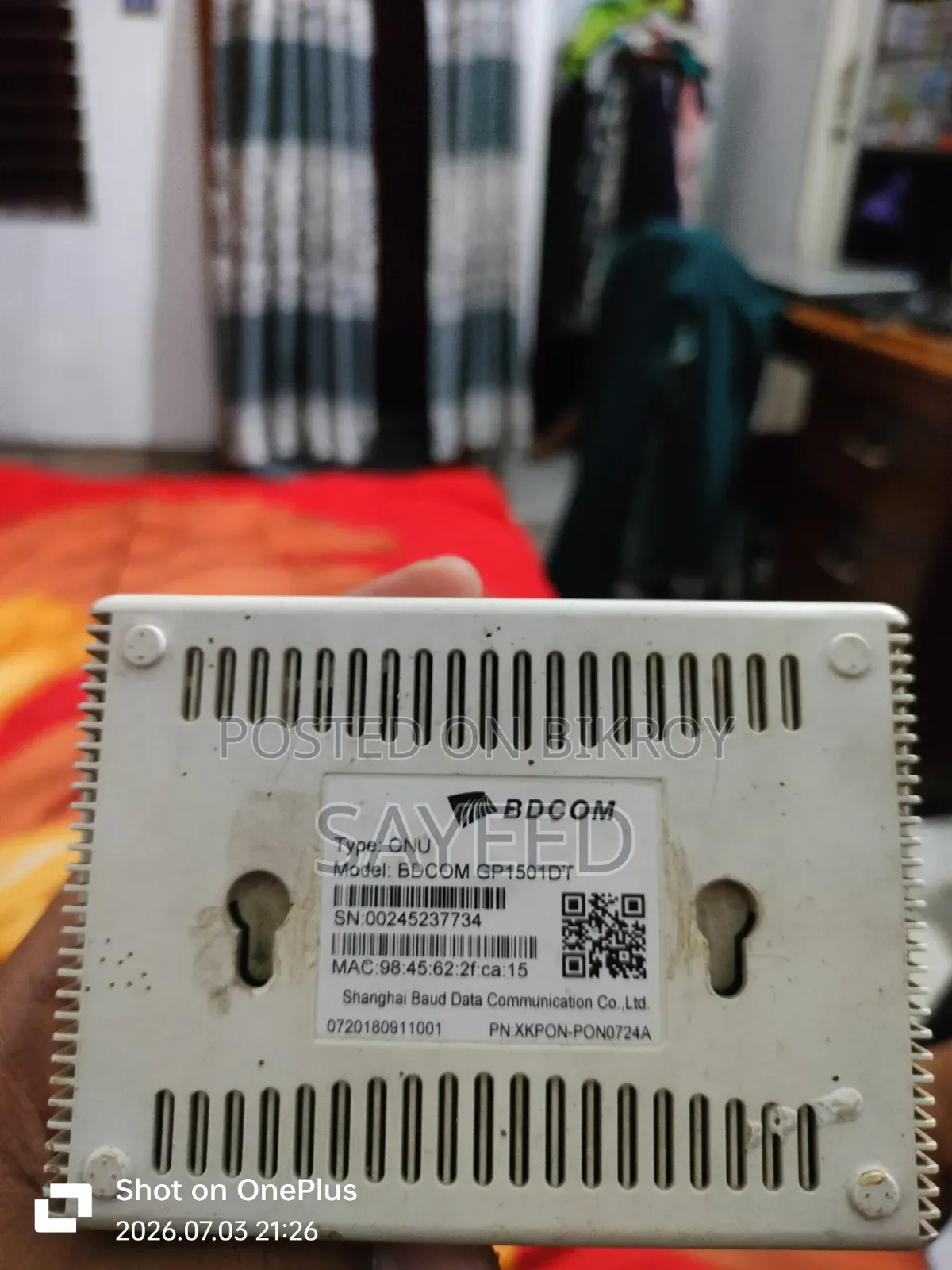 Bdcom Onu (Used)