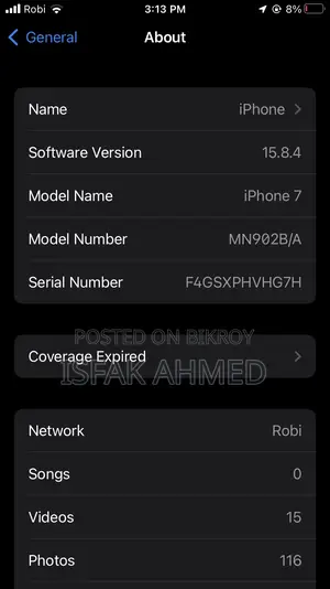 Apple iPhone 7 32 GB Silver