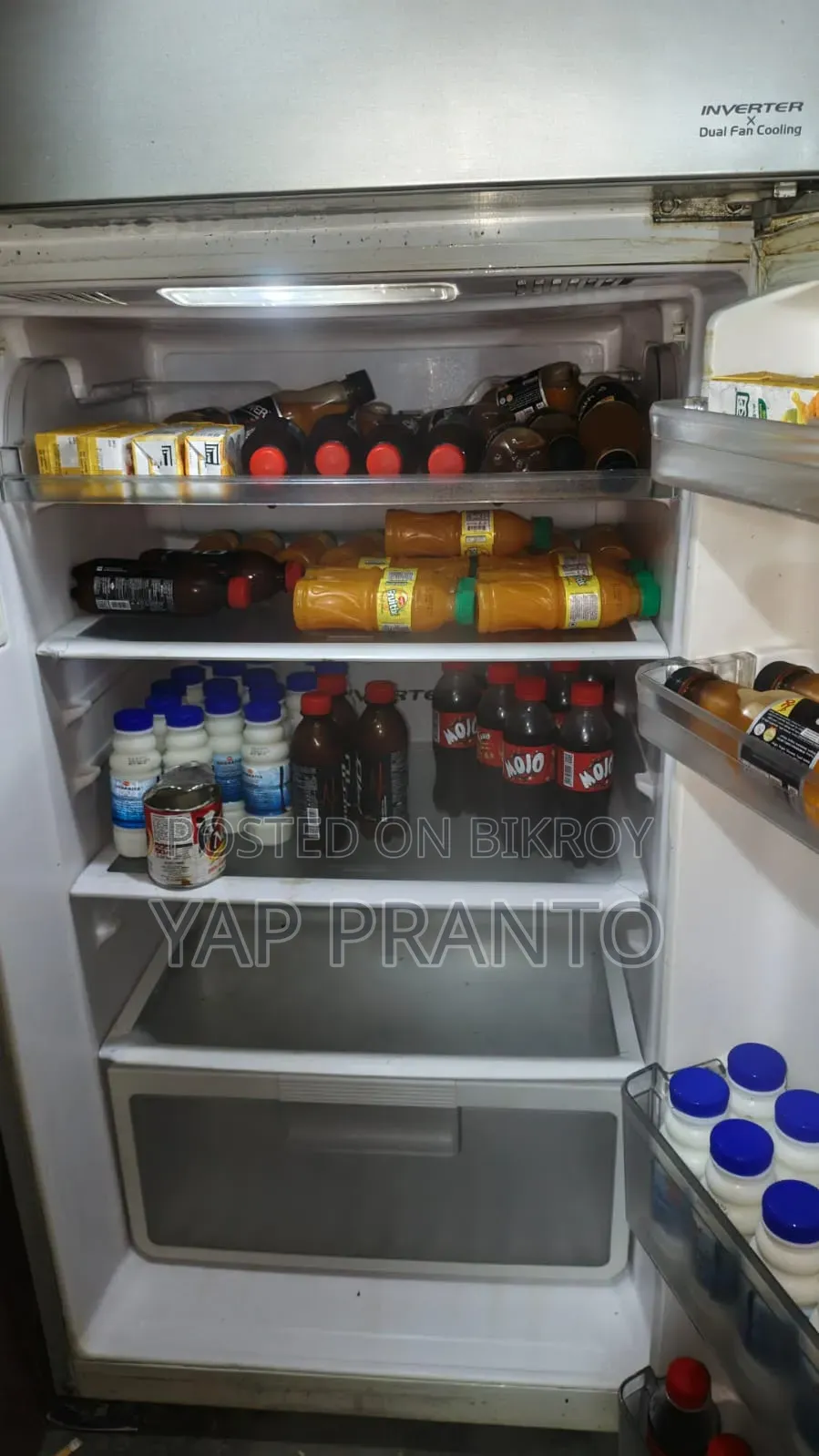 Hitachi Inverter 415 Liter Running None Frost Fridge Sale Hobe
