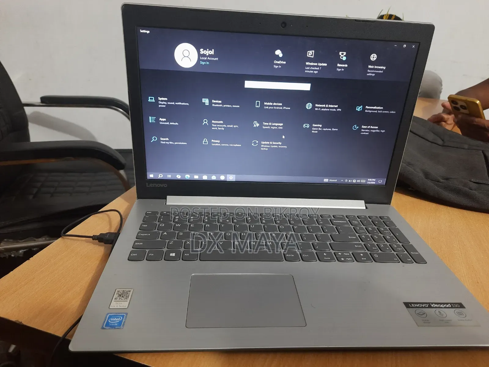 Laptop 4GB Intel Celeron SSD 750GB