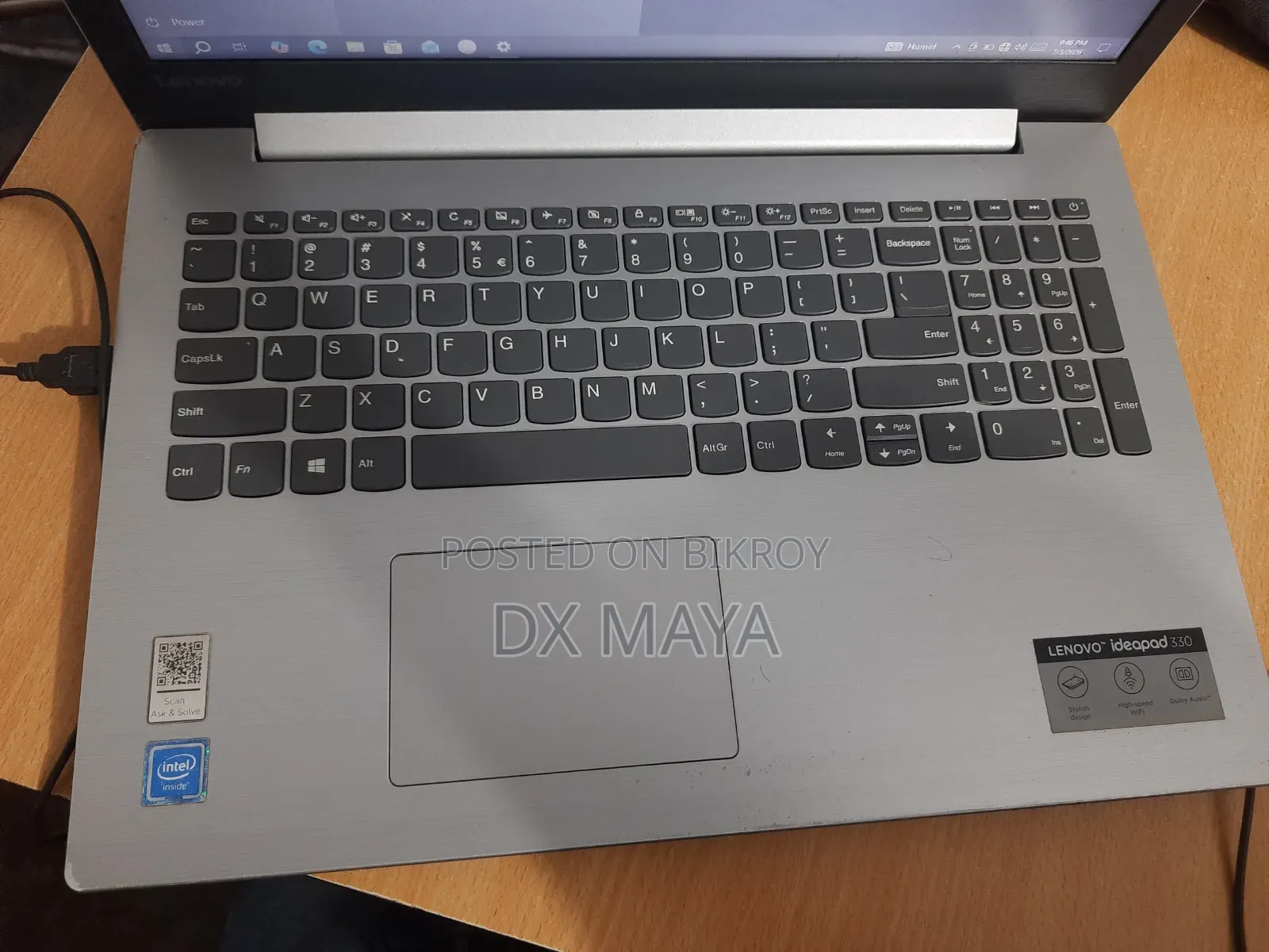 Laptop 4GB Intel Celeron SSD 750GB